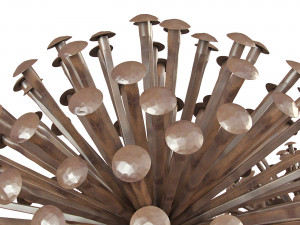 Iron Nail Sphere 3D Model