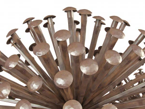 Iron Nail Sphere 3D Model