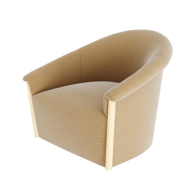 Armchair J Robert Scott Vice Versa Lounge Model 3D .c4d .max .obj .3ds .fbx .stl .blend 