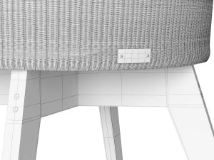 Armchair Jack Janus et Cie 3D Model