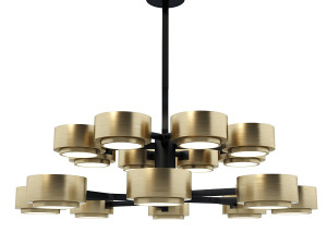 Chandelier Jalen Two Tier Chandelier 3D Model