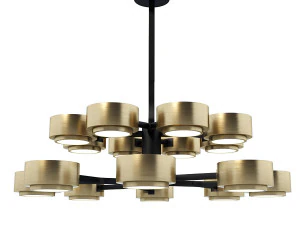 Lustre Jalen Lustre de duas camadas Modelo 3D