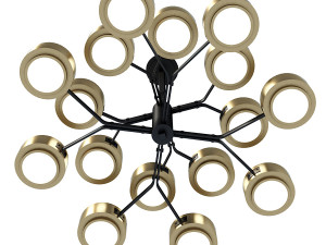Chandelier Jalen Two Tier Chandelier Modello 3D
