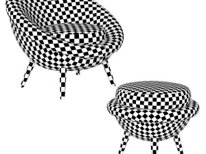 Armchair Grand Oeuf 3D Model