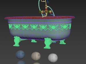 Jennings The Water Monopoly Bath 3D-Modell