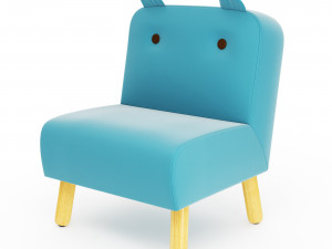 Jiggle Giggle kids chair with ears 3D Model