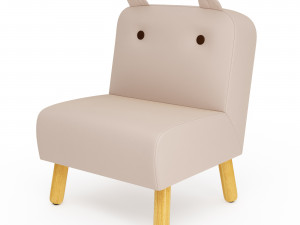 Jiggle Giggle kids chair with ears 3D Model