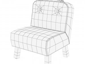 Jiggle Giggle kids chair with ears 3D Model
