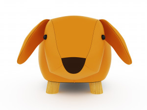 Kids Poof Puppy Rabbit Pig Jiggle Giggle 3D 모델