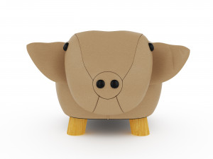Kids Poof Puppy Rabbit Pig Jiggle Giggle 3D 모델