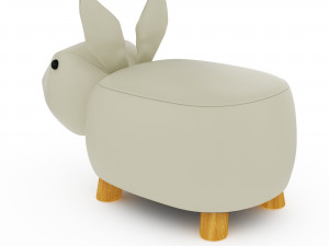 Kids Poof Puppy Rabbit Pig Jiggle Giggle 3D 모델
