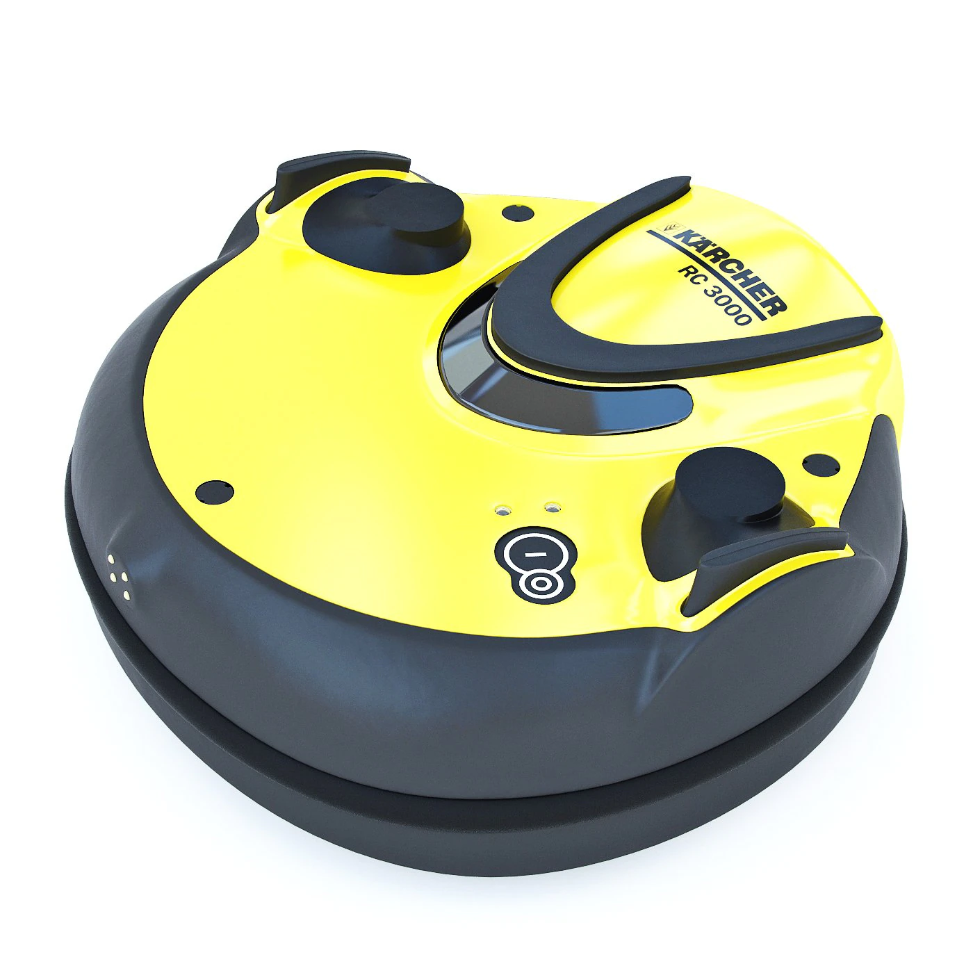 Robot vacuum cleaner Karcher RC 3000 3D Model .c4d .max .obj .3ds .fbx .stl .blend 