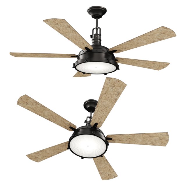 Chandelier Fan Kichler Hatteras Bay 60 Inch Hatteras Bay 3D मॉडल .c4d .max .obj .3ds .fbx .stl .blend 