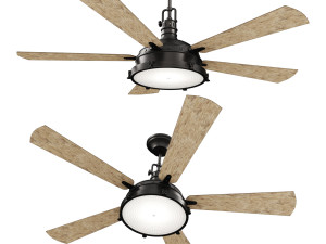 Chandelier Fan Kichler Hatteras Bay 60 Inch Hatteras Bay 3D Модель