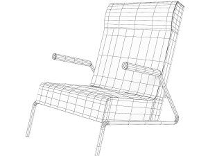 Kickstand chair 3D Model