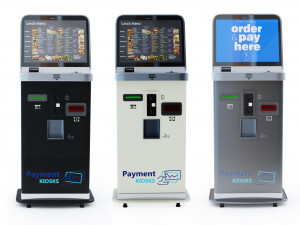 Self-service kiosk PK200 Indoor Payment - Compact 3D Model