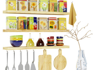 Kitchen dekor 3Dモデル
