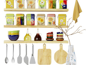 Kitchen dekor 3D Model