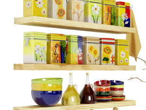 Kitchen dekor 3D Model