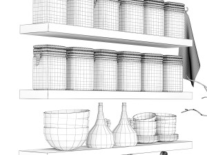 Kitchen dekor 3D Model