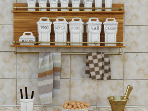 Kitchen set Modèle 3D