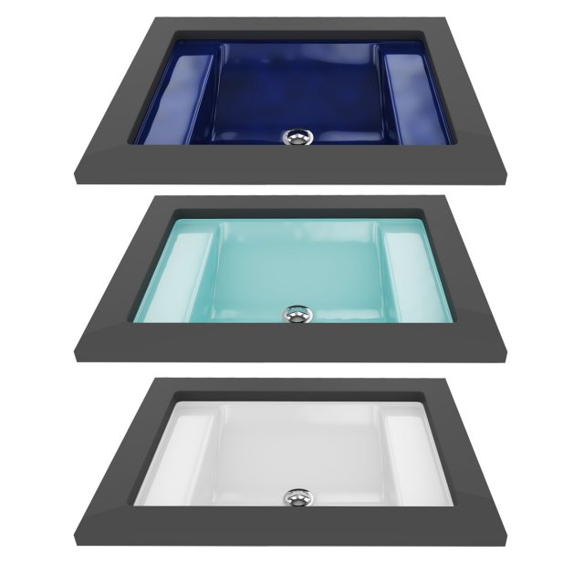 Kohler Ledges washbasin 3D-Modell .c4d .max .obj .3ds .fbx .stl .blend 