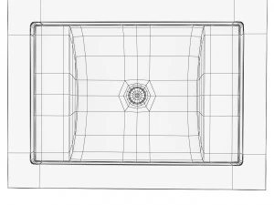Kohler Ledges washbasin 3D Model