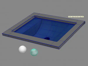 Kohler Ledges washbasin 3D Model