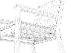 Armchair Konos 3D-Modell