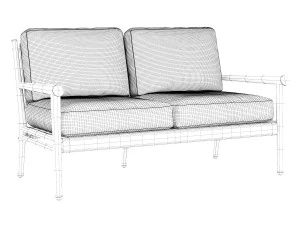 Sofa Konos 2 seat 3D Model