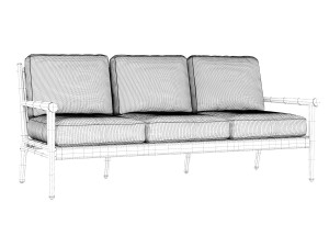Sofa Konos 3 seat 3Dモデル
