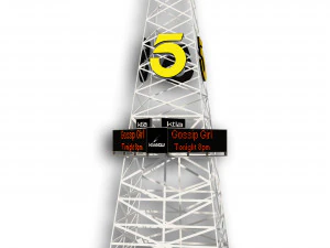 KTLA TV Tower 3D Model