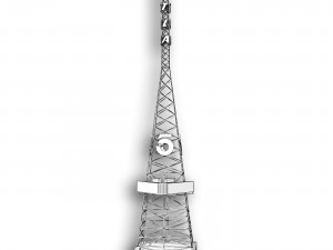 KTLA TV Tower 3D Model