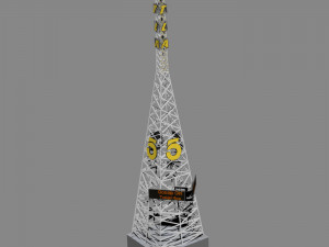 KTLA TV Tower 3D Model