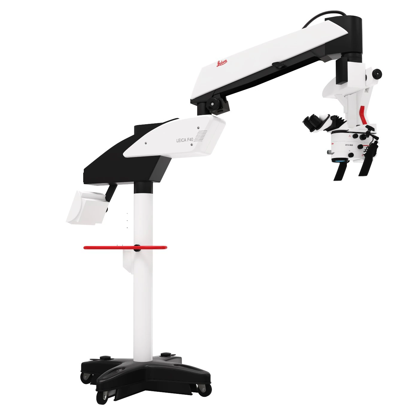Surgical microscope LEICA M525 F40 3D Model .c4d .max .obj .3ds .fbx .stl .blend 
