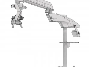 Surgical microscope LEICA M525 F40 3D Model