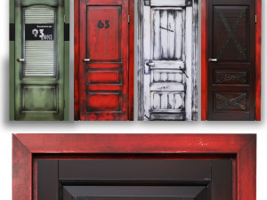 Loft style doors Modelo 3D