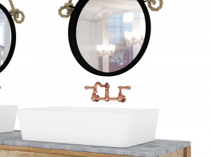 Loft style bathroom furniture Model 3D