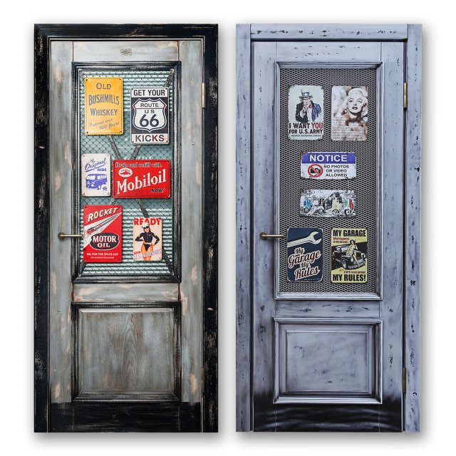 Loft style doors 3D Model .c4d .max .obj .3ds .fbx .stl .blend 