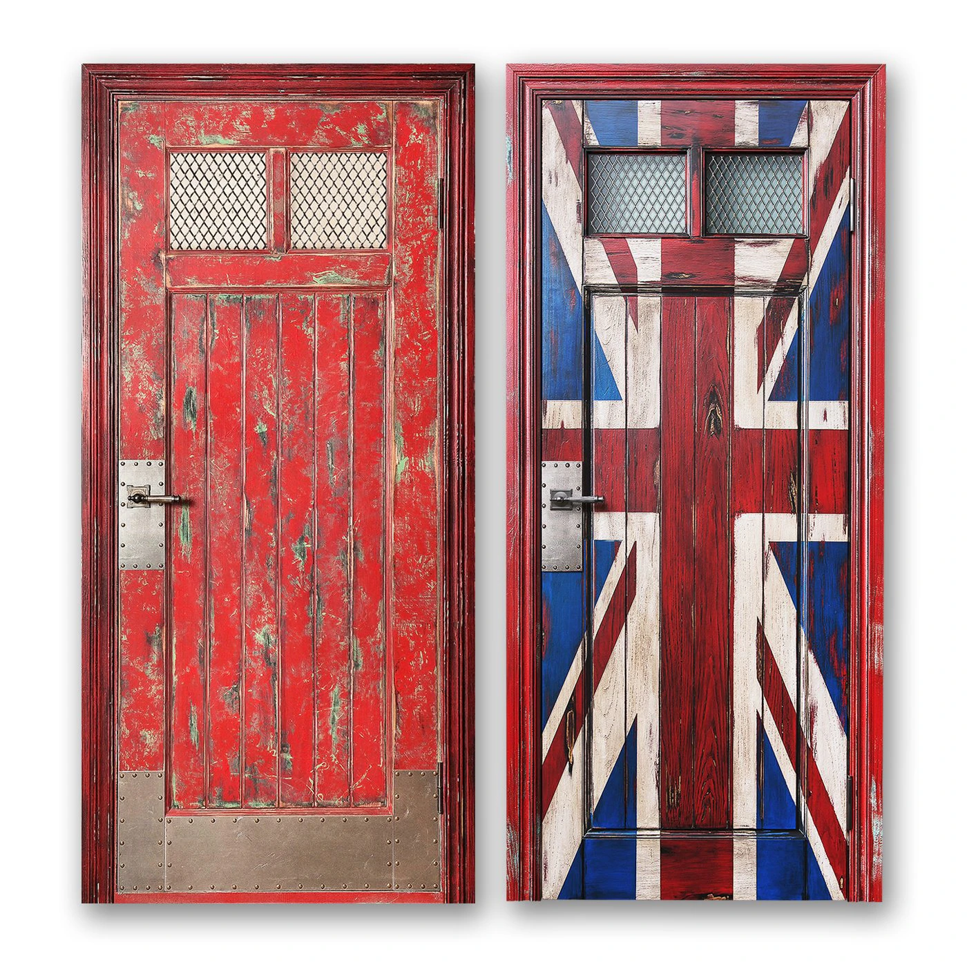 Loft style doors flag 3D Model .c4d .max .obj .3ds .fbx .stl .blend