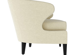 Armchair Lorae Lounge Bright Chair 3D 模型