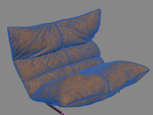 Lounge Chair by Vittorio Varo 3D Model