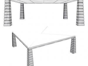 Lyall coffee table 3D 模型
