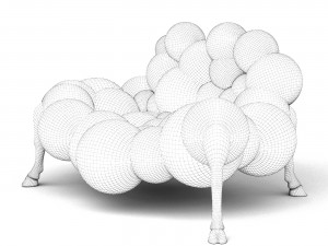 Mad cow sofa Modello 3D