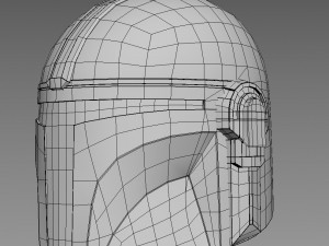 Mandalorian Helmet 3Dモデル