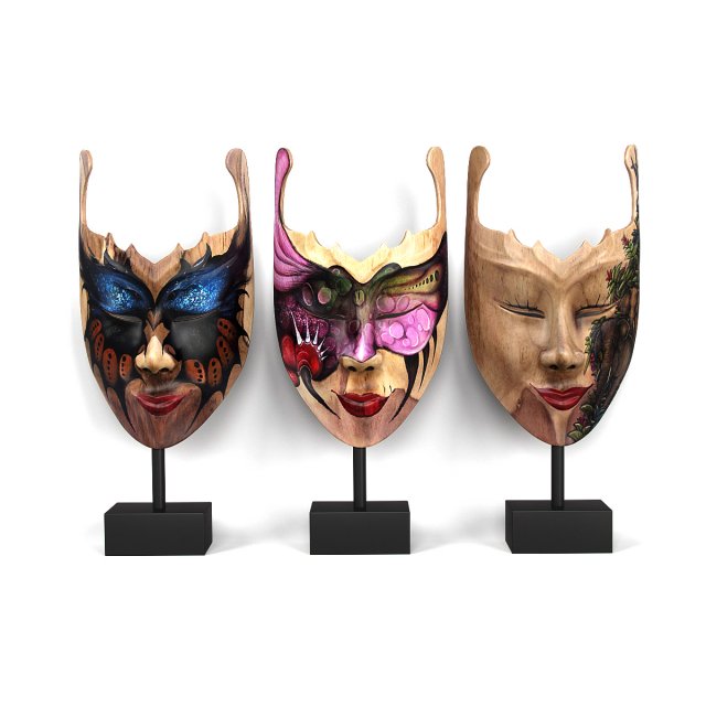 Masks 3D 모델 .c4d .max .obj .3ds .fbx .stl .blend 