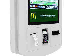 McDonalds self-service kiosk Modelo 3D