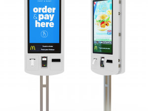 McDonalds self-service kiosk Modelo 3D