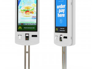 맥도날드 셀프 서비스 키오스크 3D 모델