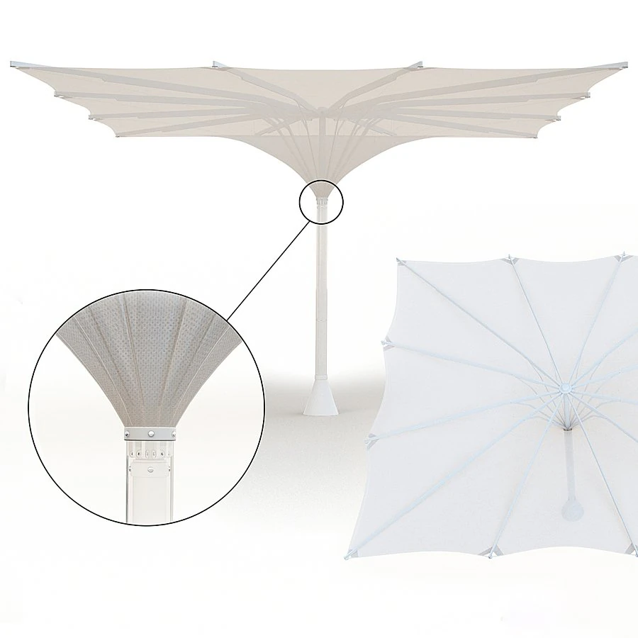 Umbrella MDT-tex Tulip Form 3D Model .c4d .max .obj .3ds .fbx .stl .blend 